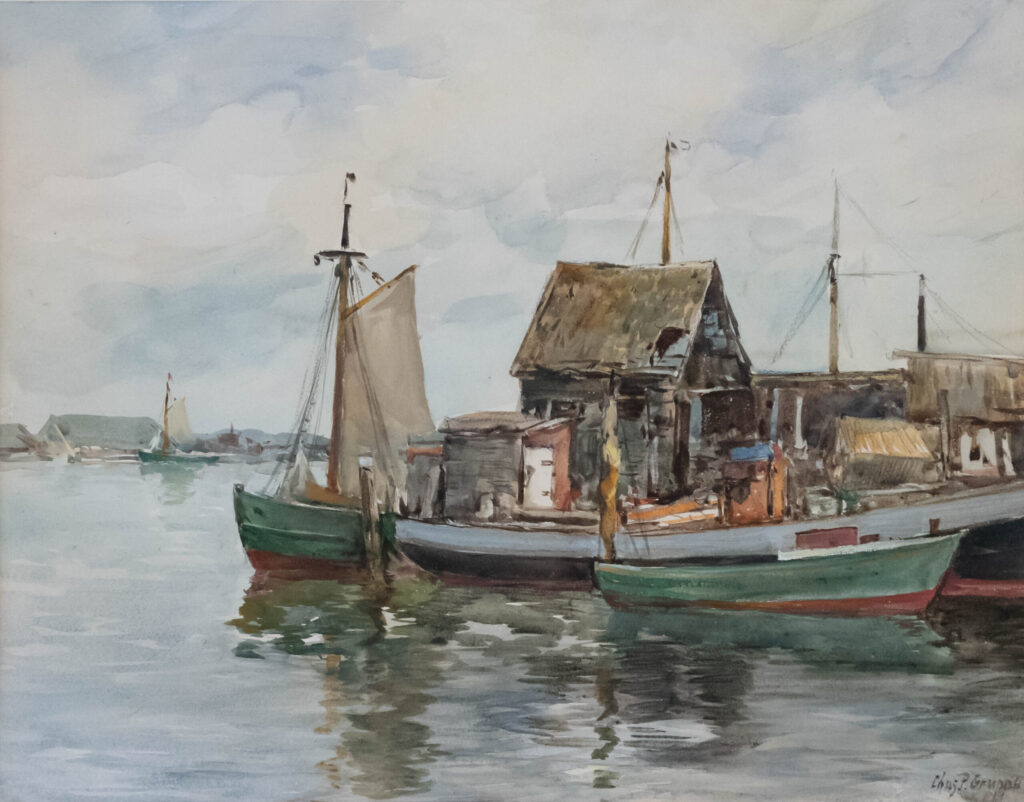 “Gloucester Waterfront” Charles P. Gruppe